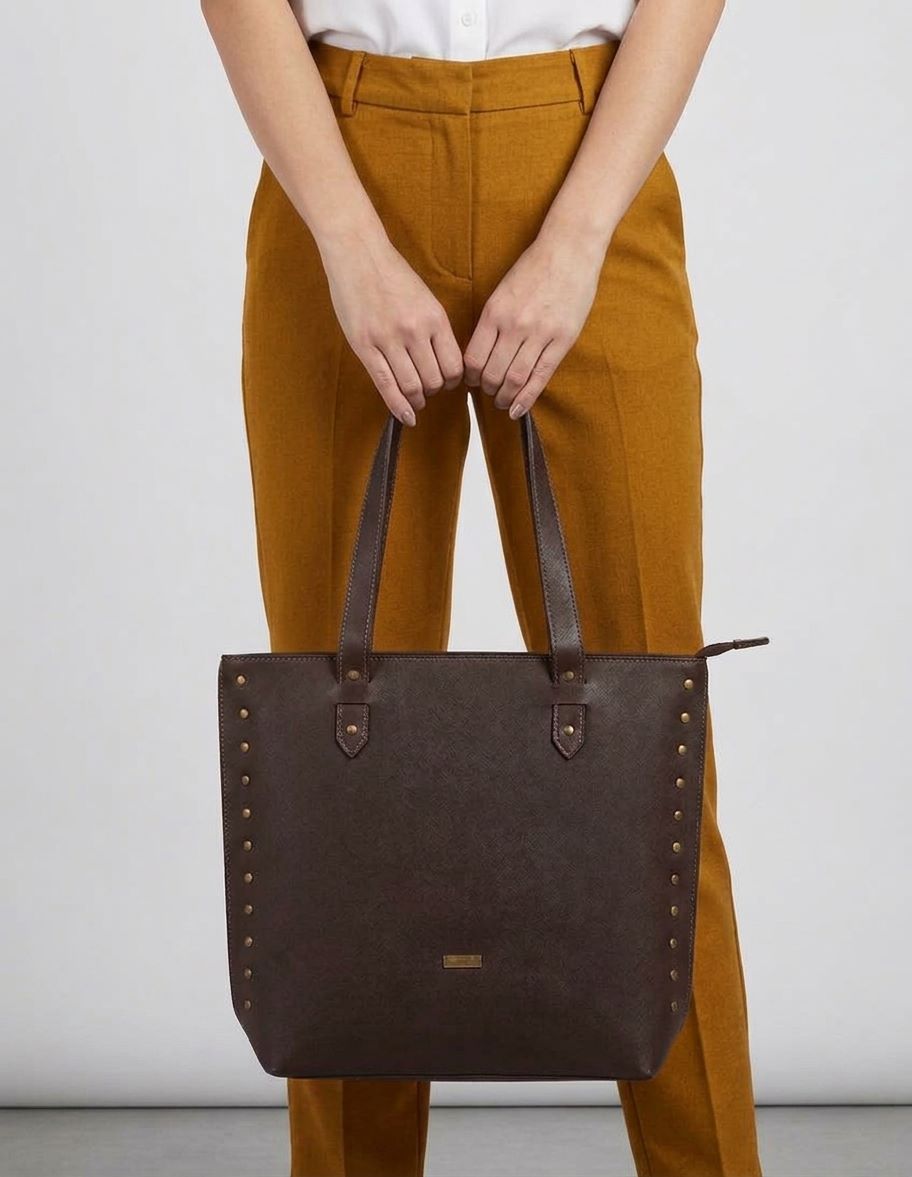 Sacola casual caramelo elegance 