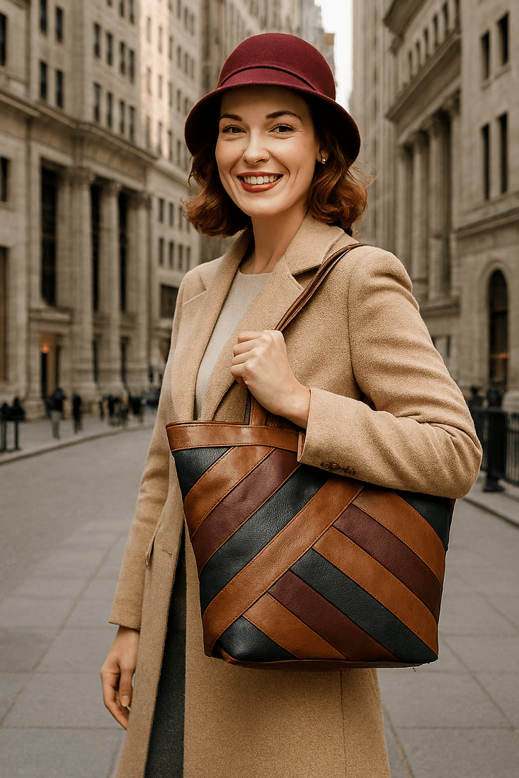 Bolsa de ombro em couro caramelo Pádua