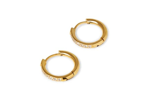 ARGOLA ZIRCÔNIA OURO