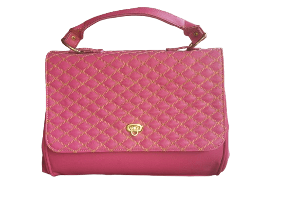 Bolsa Pink Matelassê Sintético alça removível