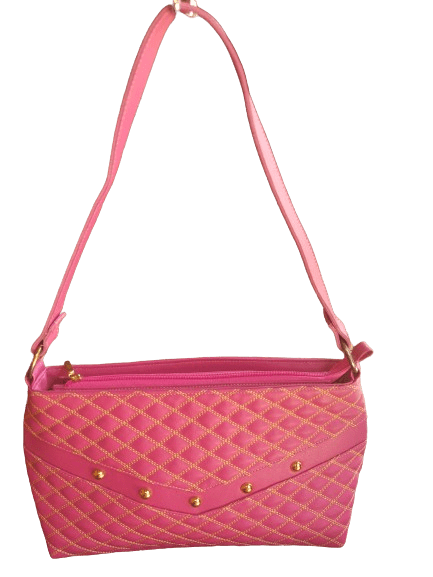 Bolsa Pink Matelassê Sintético