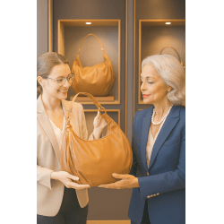 Bolsa Hobo Amstel Caramelo