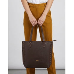 Sacola casual caramelo elegance 