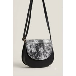 Bolsa Transversal Nápoles Snake Preto