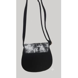 Bolsa Transversal Nápoles Snake Preto