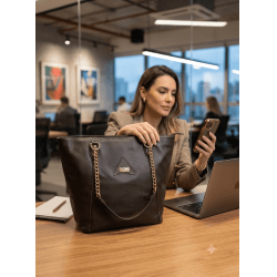Bolsa Vêneto em Couro Bolsa Vêneto em Couro