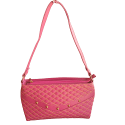 Bolsa Pink Matelassê Sintético